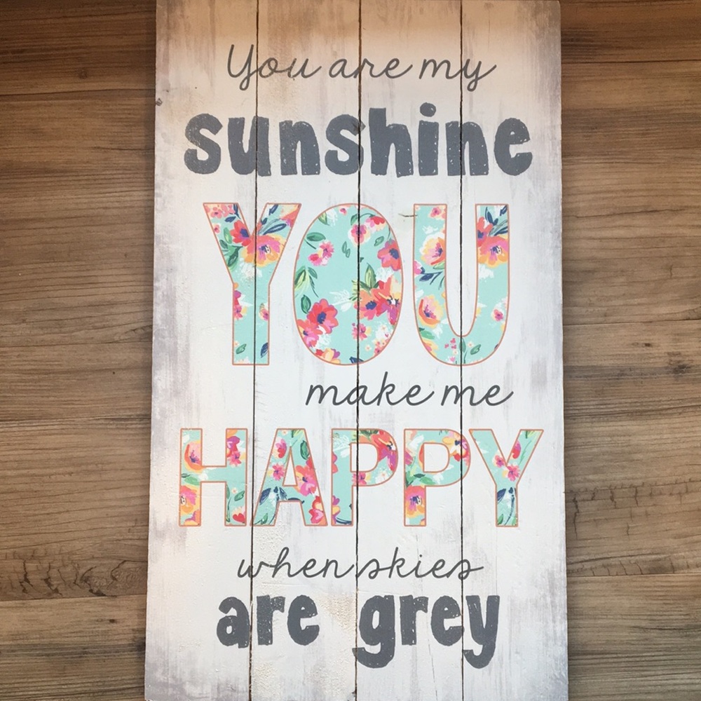 You Are My Sunshine Wall Decor
